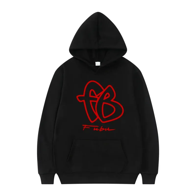 Autumn and Winter Fubu Fb Hoodie, High-quality Men's Hoodie, Fashionable Unisex Streetwear, Men's Casual Pullover