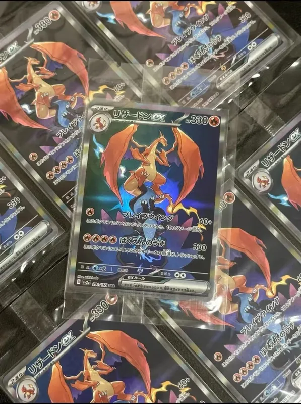 Diy Self-control Ptcg Pikachu Charizard Venusaur Blastoise Pokemon Card Anime Collection Cards Gift Toys — image 12