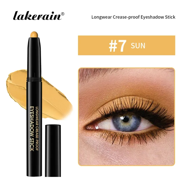Shimmer & Matte Eyeshadow Pencil Stick Waterproof Pearlescent Metallic Glitter Eye Shadow Highlighter Pen Eyeshadow Cosmetics
