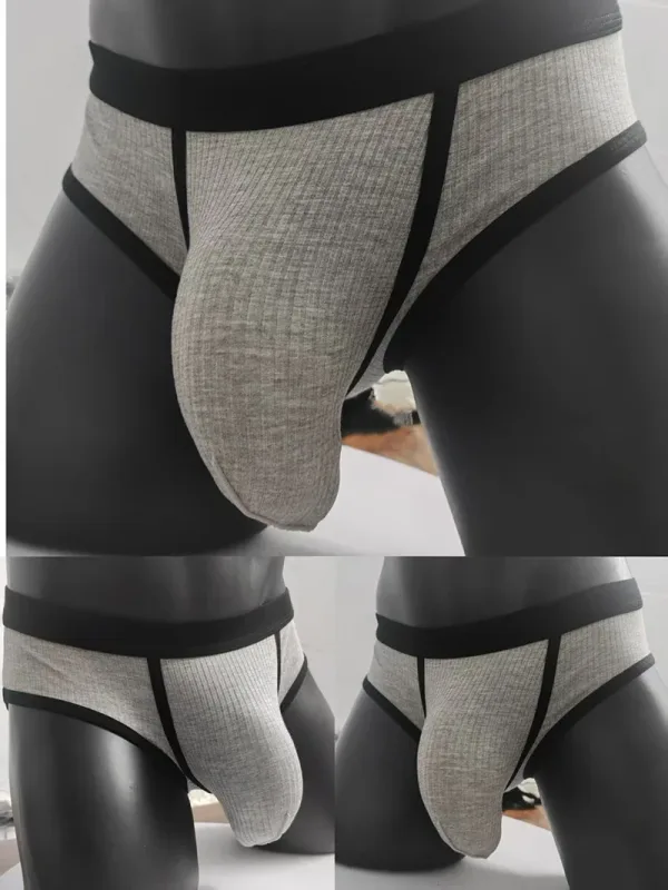 Gli slip da uomo con grandi tasche sono molto sexy. Intimo sportivo da uomo di grandi dimensioni