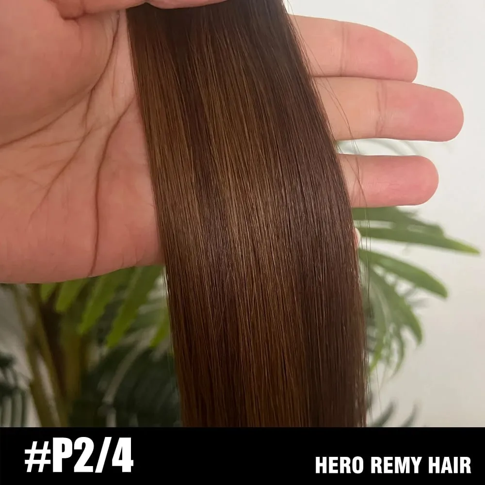 Natural PU Skin Weft Invisible Injection Tape In Human Hair Extensions Double Side Blonde Tape Ins Hair Extensions 2.5g/pieces