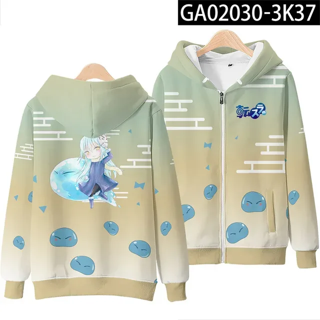 Anime Rimuru Tempest 3D Print Hoodies Men Women Long Sleeve Sweatshirt Harajuku Streetwear Coat Cosplay Costume