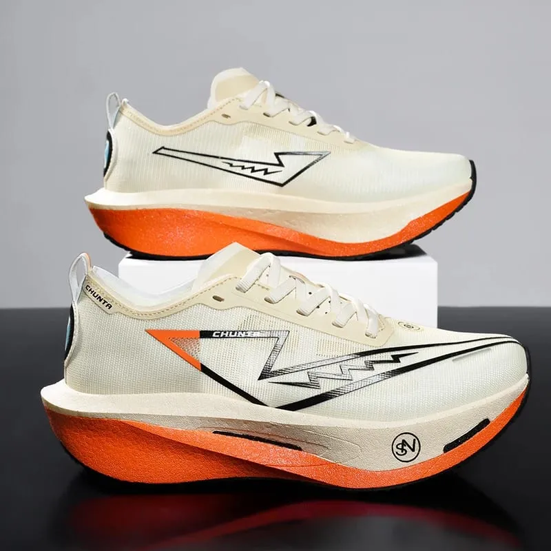 Running Shoes Carbon Board Speciality Marathon Men Sports Breathable Lightweight Women's Comfortable Nonskid Athletic Sneakers