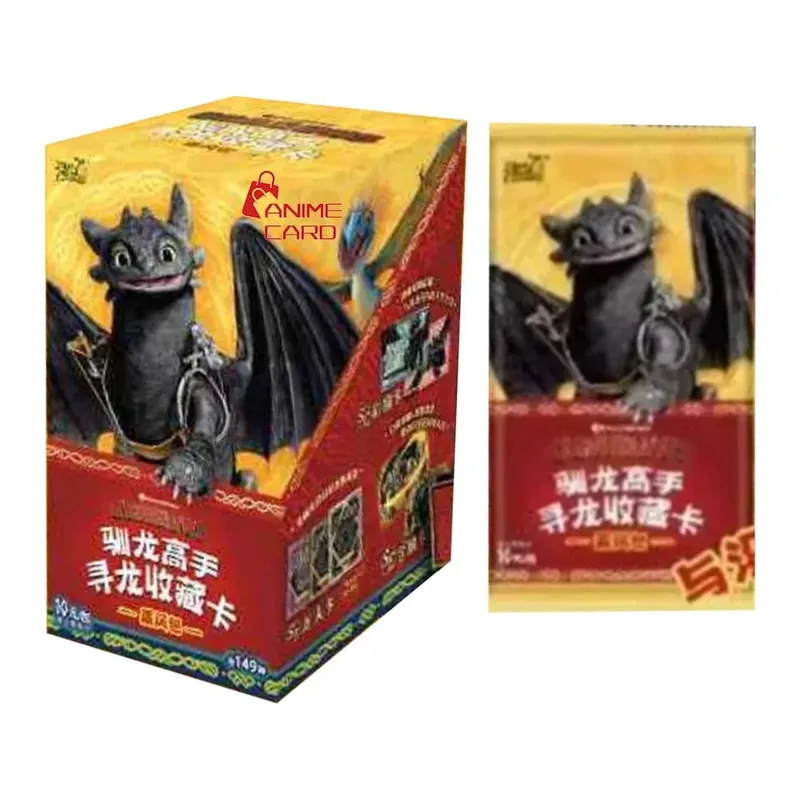KAYOU oficial genuino cómo entrenar tu tarjeta de dragón Dragon Hunt Wind Rider Pack película dibujos animados Anime regalos coleccionables para niños