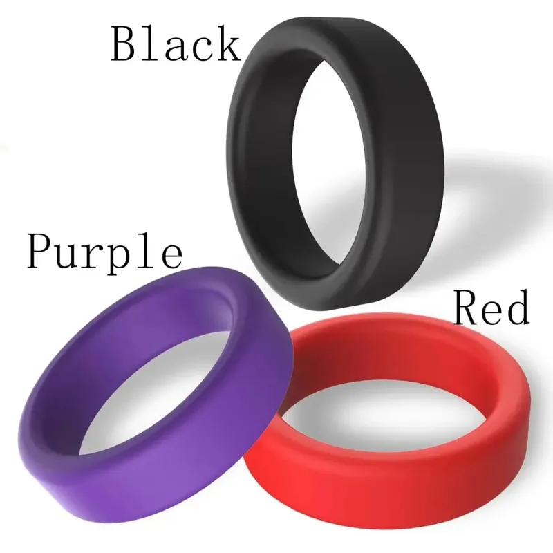 1/3 Pcs Men Penis Ring Silicone Cock Rings Male Lock Ejaculation Scrotal Ball Stretcher Anillo Hombre Cockring Sex Toys For Men