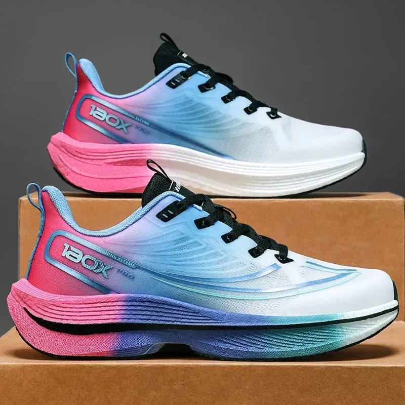 Nya Carbon Plate Sneakers för män Utomhus Mjuk sula Mesh Sportskor Löparskor Lätt Anti-halk Casual Tennisskor för par