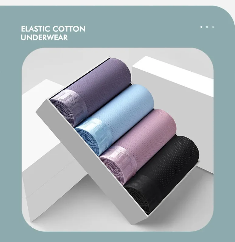 4 ชิ้นผ้าไหมน้ำแข็งตาข่ายกางเกงบ็อกเซอร์ผู้ชายชุดชั้นใน Cool Underpant Breathable เซ็กซี่กางเกง Slim ชุดชั้นในไม้ไผ่ขายส่งจำนวนมาก L-6XL 3256806582323621