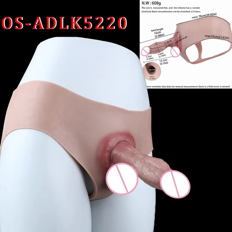 Cao Cấp Thực Tế Dương Vật Tay насадка на член Dây Đeo Rỗng Dương Vật Giả Quần Lót Silicone Dick Mở Rộng Đồ Chơi Tình Dục Cho Nam