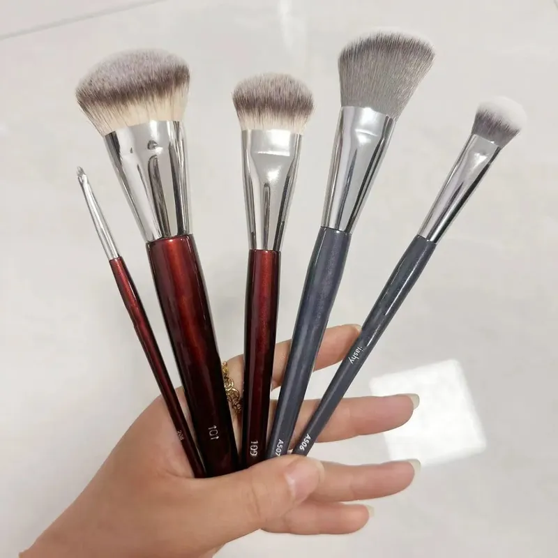 5/7pcs/set Bevel Blush Makeup Brushes Eye Make UP Brush Concealer Lid Crease Shader Blender Shimmer 506 Contoured Foundation