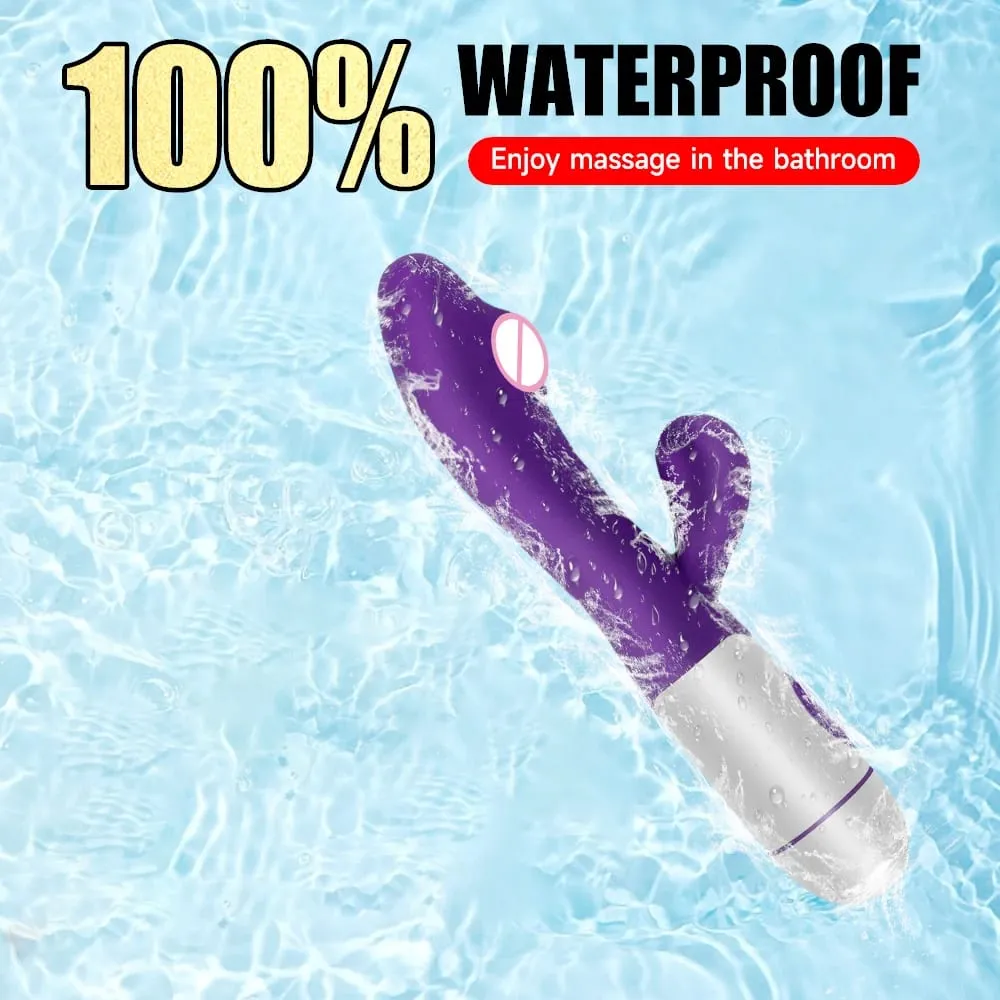 Powerful Rabbit Vibrator Beginner G Spot Nipple Clitoris Stimulation Dual Vibration Vaginal Massager Adult For Women Sex Toys