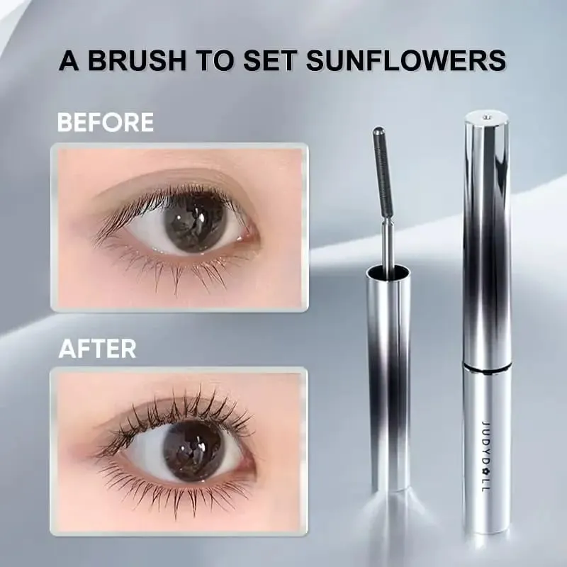 Judydoll Lashes Mascara Vandtæt Silke Fiber Mascara Sort Lang Curling Øjenvippe Extensions Sexede Øjne Makeup Kosmetik