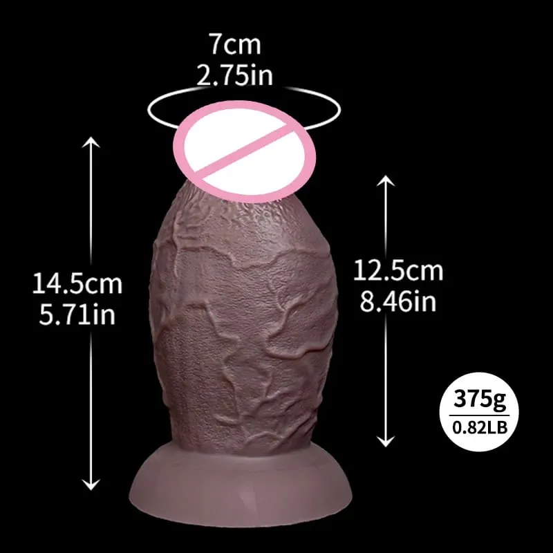 Super Realistic Anal Silicone Dildo Soft Huge Penis Suction Cup Dildo Vaginal Expander G-spot Stimulation with Strong Suction Cup Release Anal Training Hands Buttplug Adult Masturbator Cock Big Dick Butt Plug Sex Toys For Women Men Couples