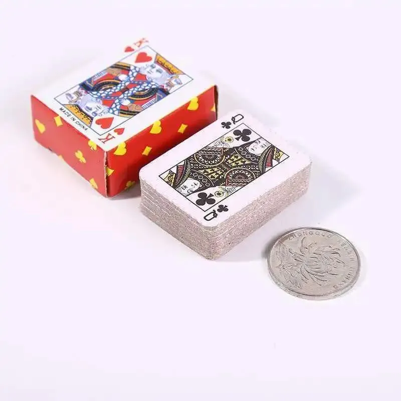 5PCS Mini Poker Playing Cards Festival Party Board Games For Teens Adults Travel Fun Juegos De Mesa Divertidos Para La Familia