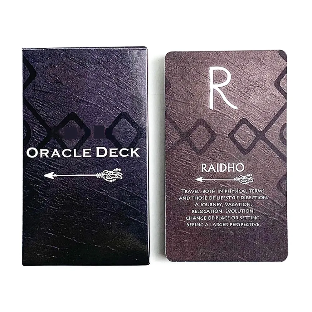 Hot-selling Oracle Deck 26 Cards Illuminate Your Life and Manifest Transformation Cards Game Mysterious Divination Board Game