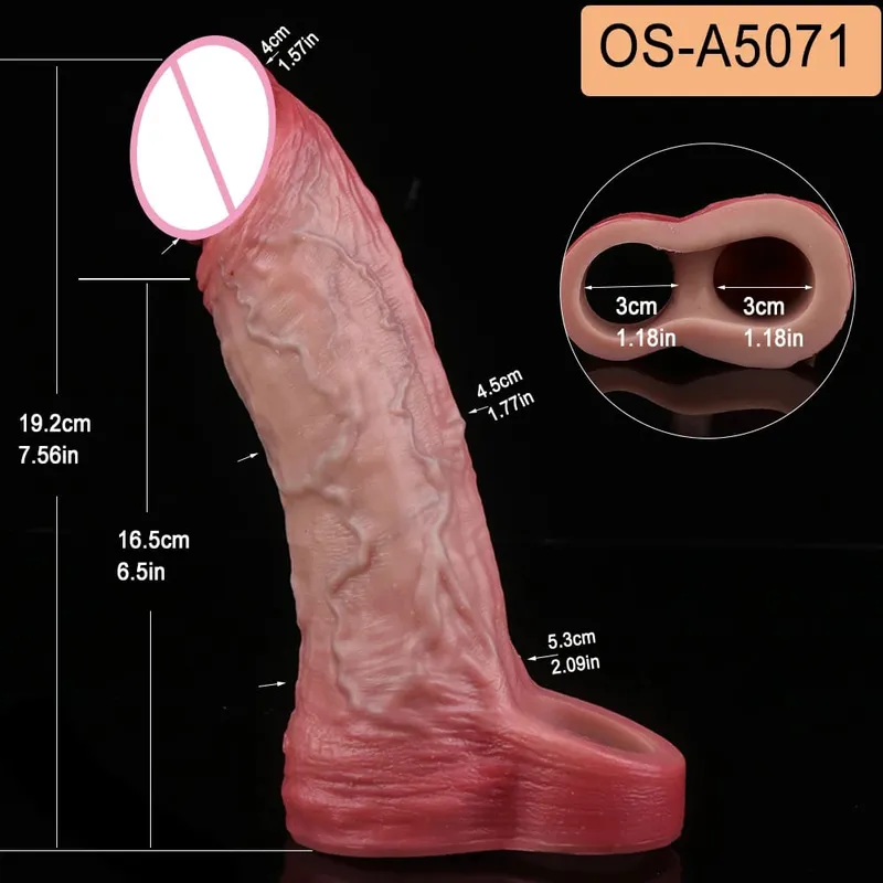 Đóng Đầu Thực Tế Dương Vật Tay Đồ Chơi Tình Dục Cho Nam Trì Hoãn Xuất Tinh Dick Mở Rộng Dành Cho Các Cặp Đôi Khoái Cảm Tình Dục Sexshop