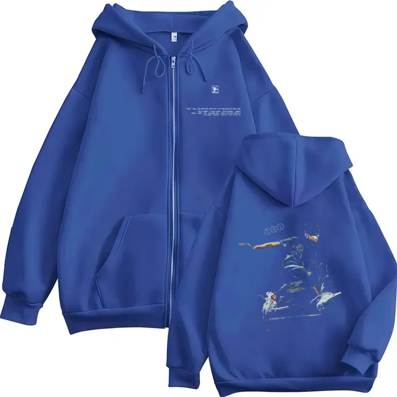 Rapper Trueno Turr4zo 2026 Tour Album Zipper Hoodies Men's Women Clothing Fashion Pullover Zip Up Hooded Sweatshirts Jacket Coat