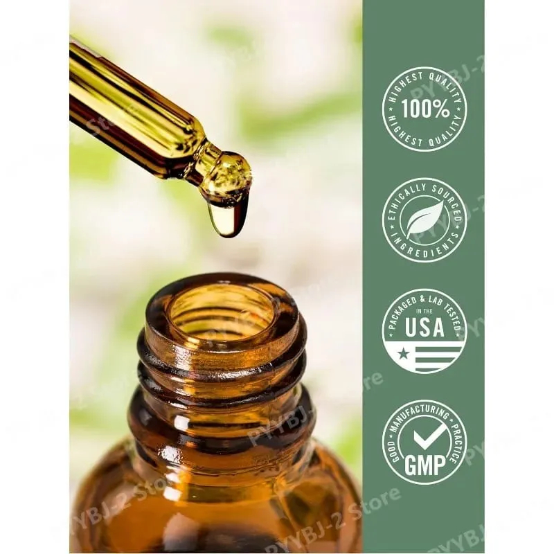 Økologisk olie af oregano flydende dråber Vegansk urtetilskud Sundhed Ikke-GMO Glutenfri daglig ernæringsstøtte 60 ml pr. flaske