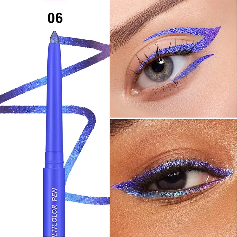 Chameleon Eyeliner Stick Pen Glitter Eyes Shadow Waterproof Shimmer Eye Liner Pen Shiny High-gloss Cosmetics Beauty Make Up