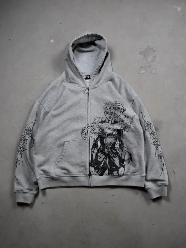 Jojo Bizarre Adventure Hoodies Women Y2k Oversized Hoodie Hip Hop Couples Harajuku Street Men Sweatshirt Anime Clothes