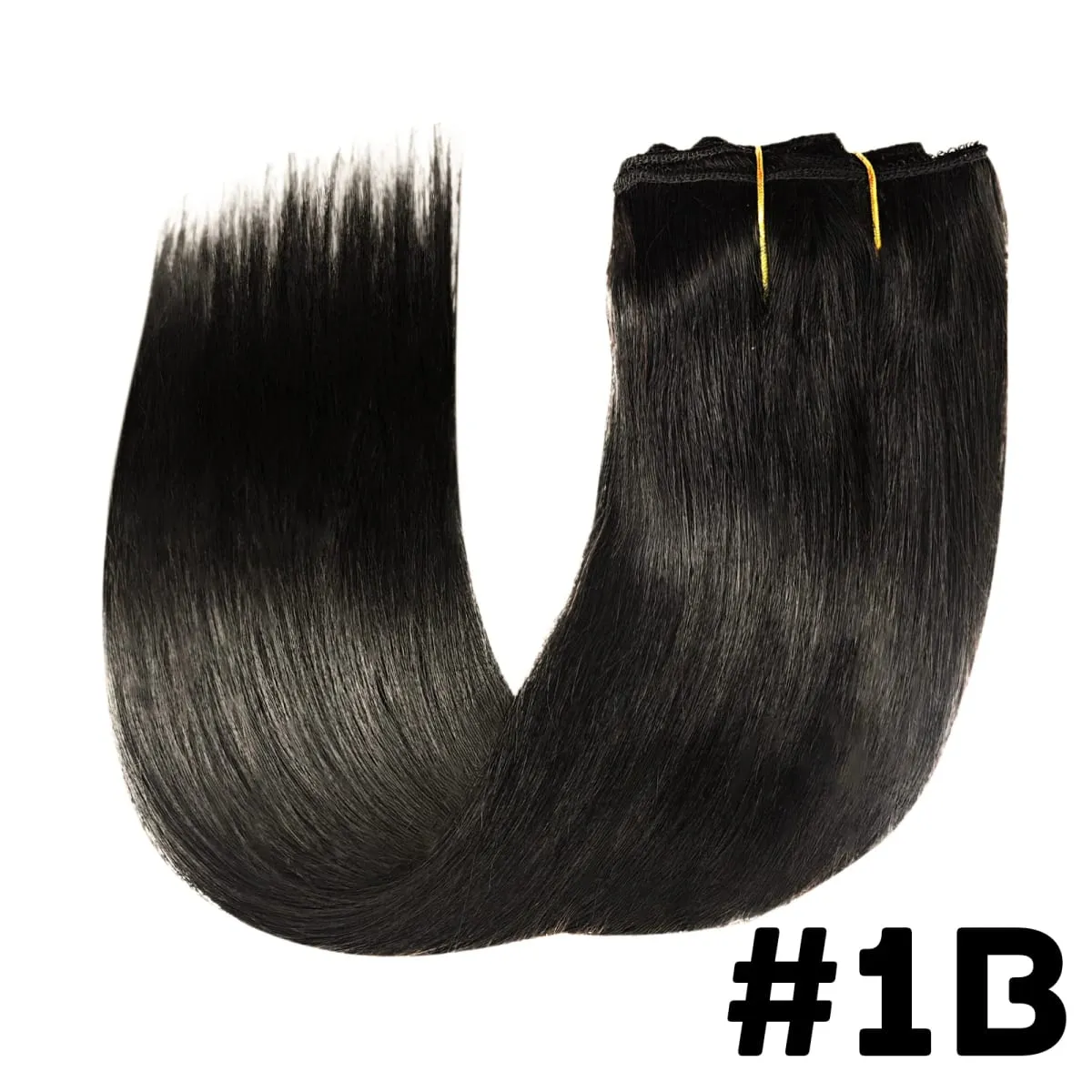 Clip Ins Straight Seamless Brazilian Human Hair Extensions 10A Brazilian Virgin Human Hair 8 Pcs Clip In Extensions 120G/Pack