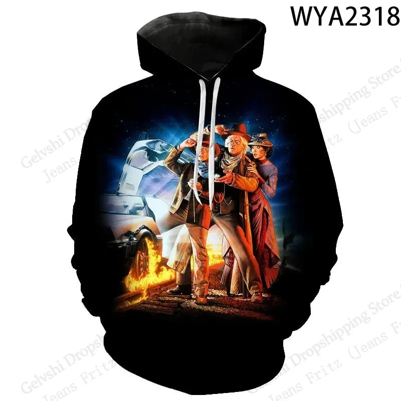 Movie Back To Future 3d Print Hoodie Men Women Fashion Hoodie Sweatshirt Outwear Coat Men Hoodies Winter Clothes Sportwear