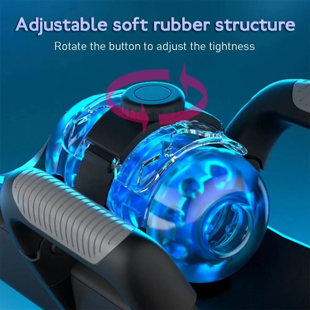 12cm 6-Segment Fixed-point Telescopic High Speed Male Masturbator One-Key Burst Masturbation Cup Trainer Sex Toys for Men