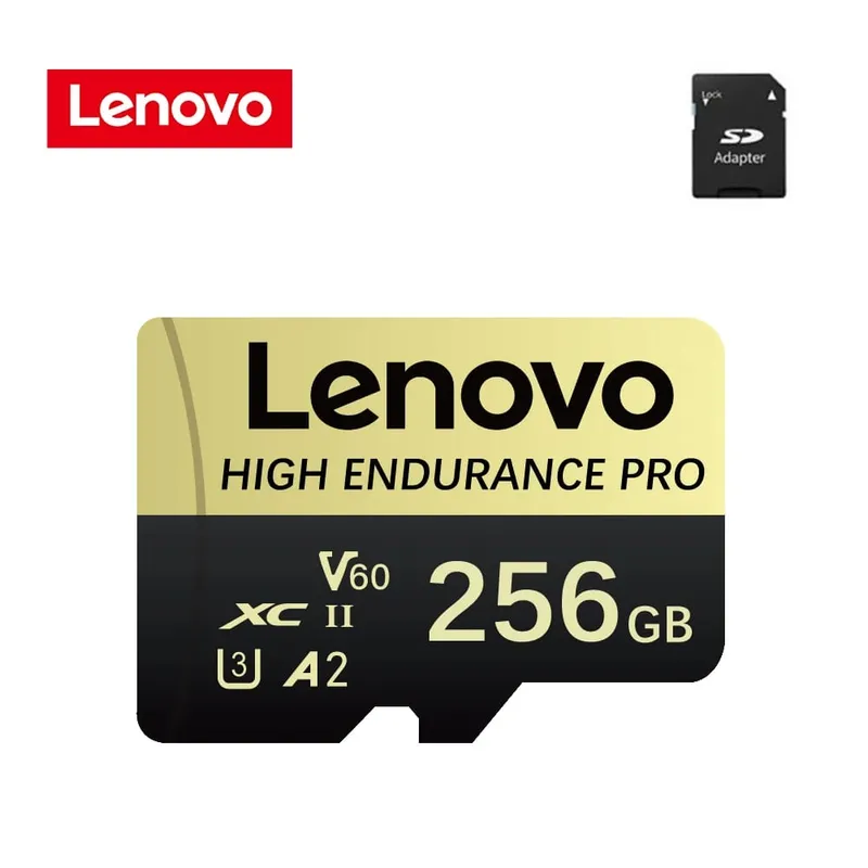 Lenovo High Speed ​​Class 10 Mini SD Speicherkarte 256 GB Micro TF Karte für Smartphone – 32 GB 64 GB 128 GB 256 GB 512 GB Optionen verfügbar