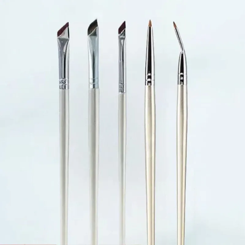 ●Brow Contour Makeup Brushes Eyebrow Eyeliner Brush Professional Super Thin Angled Liner Eye Brush Make Up Tools
