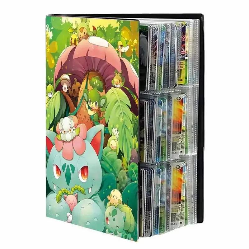 9 Pocket Anime Cover Cards Album Collection Holder Binder Folder Fit For Pokmon YuGiOh TCG Game Sports Football 540 Card Storage