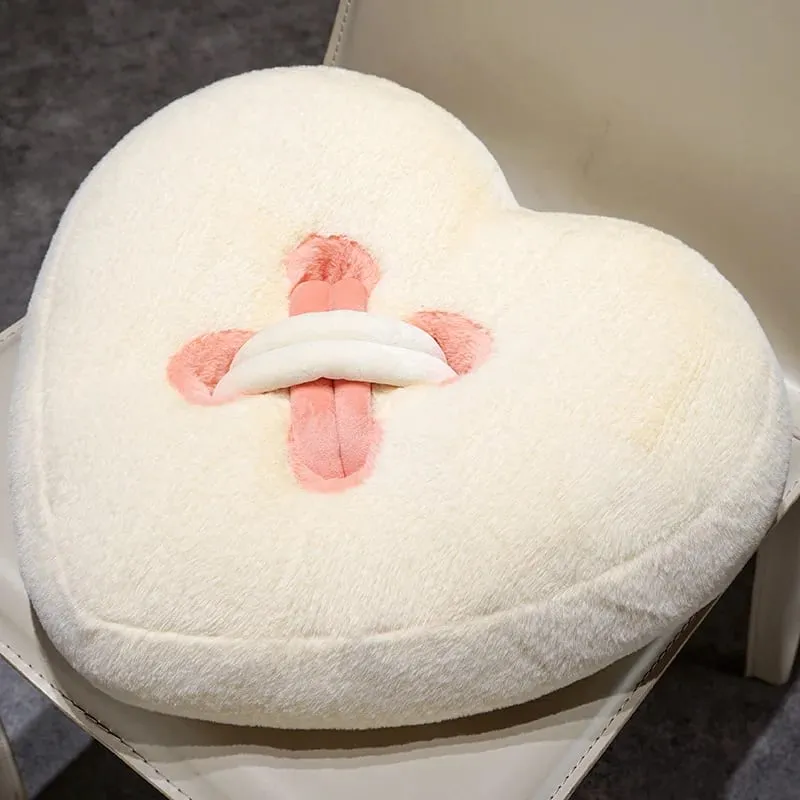 Button Plush Toys Flower Heart-shaped Stuffed Pillow Home Decor 40/45cm Soft Sofa Cushion Throw Pillow Birthday Surprise Gifts