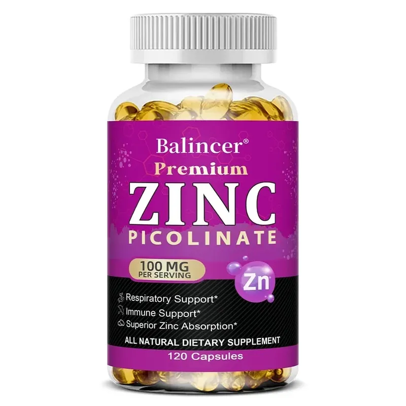Picolinato de zinc 100 mg: la absorción superior de zinc aumenta el apoyo inmunológico, el sueño y la energía respaldan la salud respiratoria