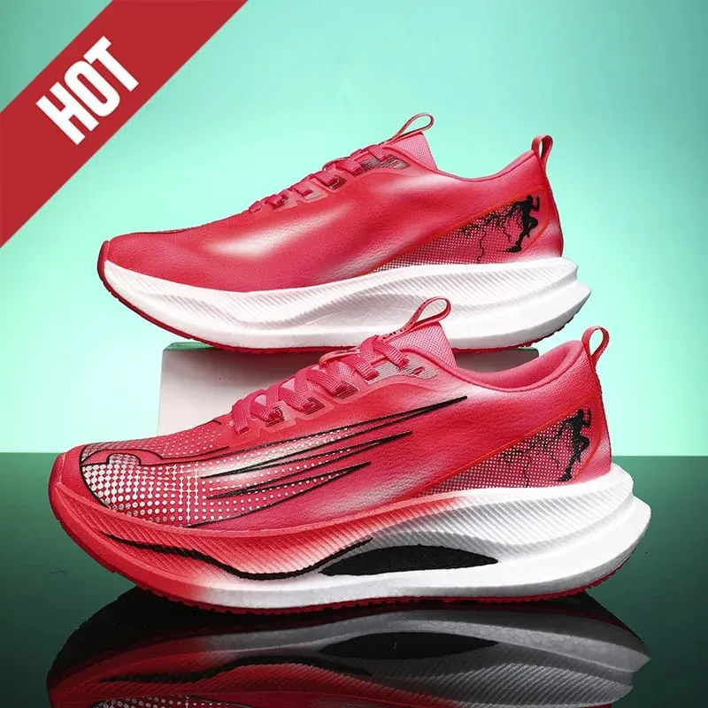 Profession Fitness Running Shoes CarbonBoard Marathon Men Sports Tenis Lightweight Womens Comfortable Athletic Antiskid Sneakers