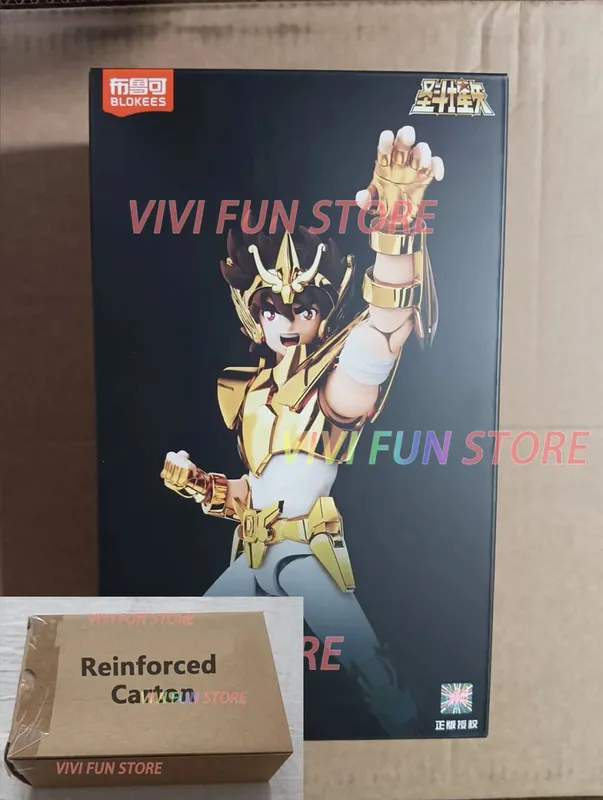 In Stock BLOKEES Saint Seiya CLASSIC CLASS Gold Saint Virgo Shaka Pisces Aphrodite Andromeda Cygnus EX Gold Assembled Model Toys