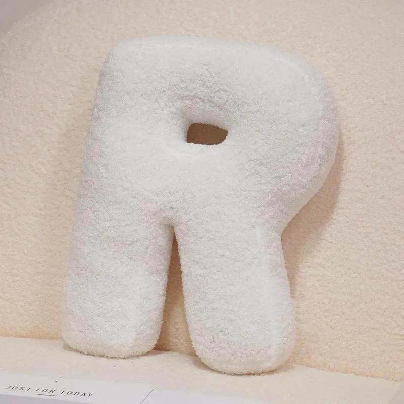 Hot Wholesale Cozy English Letters Pillow Sofa Cushion Living Room Decor 26 Letter Stuffed Doll Toy Kids Teaching Words Game Kid