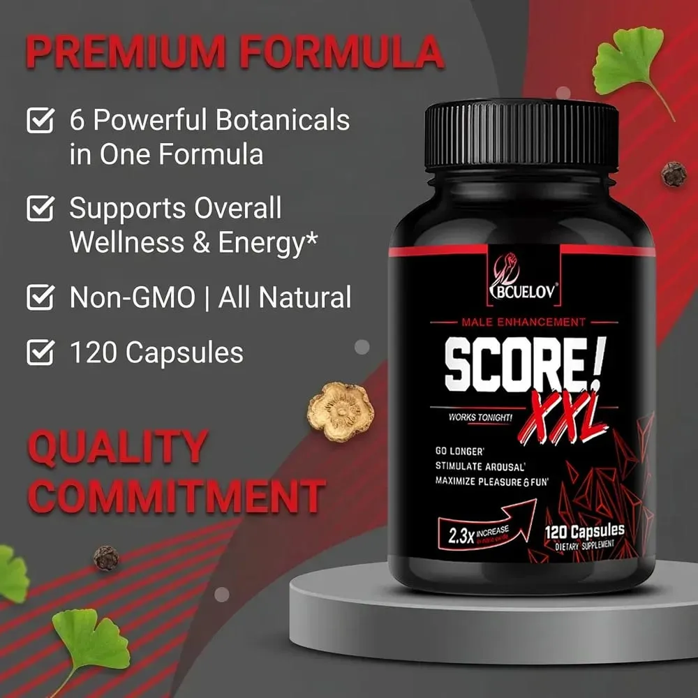 Force Score XXL Supplement with Maca and Tribulus To Help Muscle and Increase Endurance Promote Men's Health