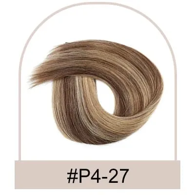 Straight 6D Hair Extensions Human Hair High Quality Real Virgin Human Hair Invisible Human Hair Extension Second Generation 6D