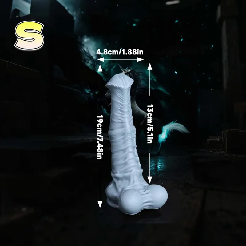 Horse Dildo Sex Toy Monster Silicone Penis Animal Dildos Vaginal Anal Dick Masturbator Butt Plug Cock Women Men Adult Supplies — image 10