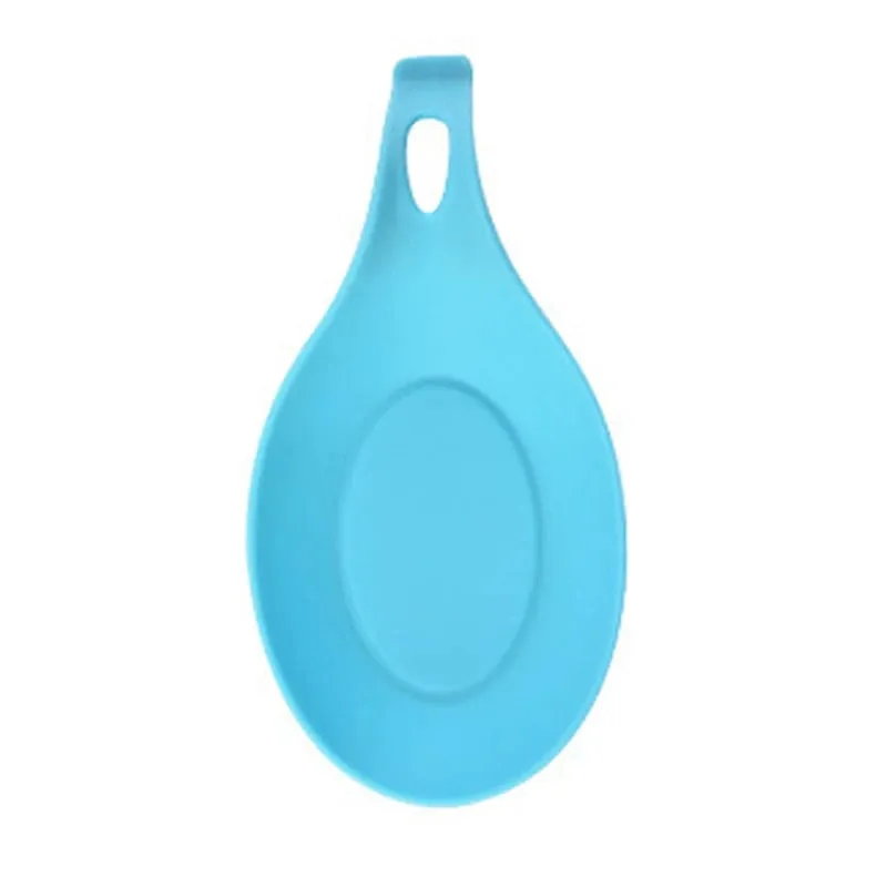 Silicone Spoon Rest Spatula Holder Heat Resistant Utensil Placemat Tray Kitchen Tools