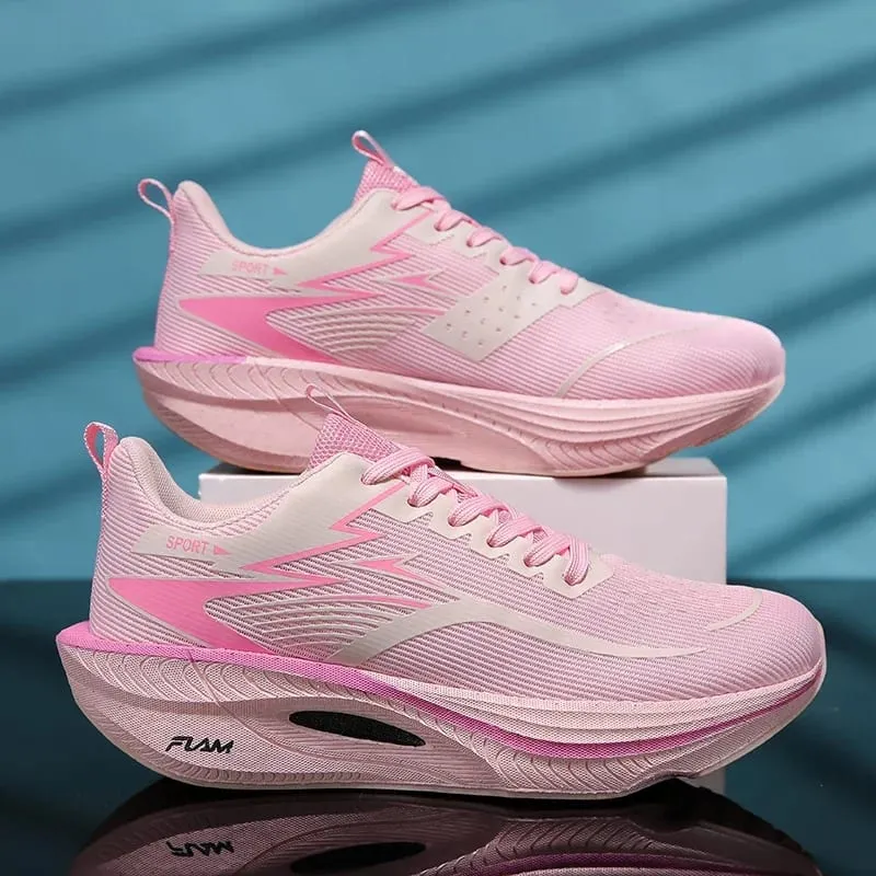 2026 Men Sports Running Shoes Carbon Board Air Cushion Breathable Lightweight Women's Comfortable Athletic Nonskid Sneakers — image 10