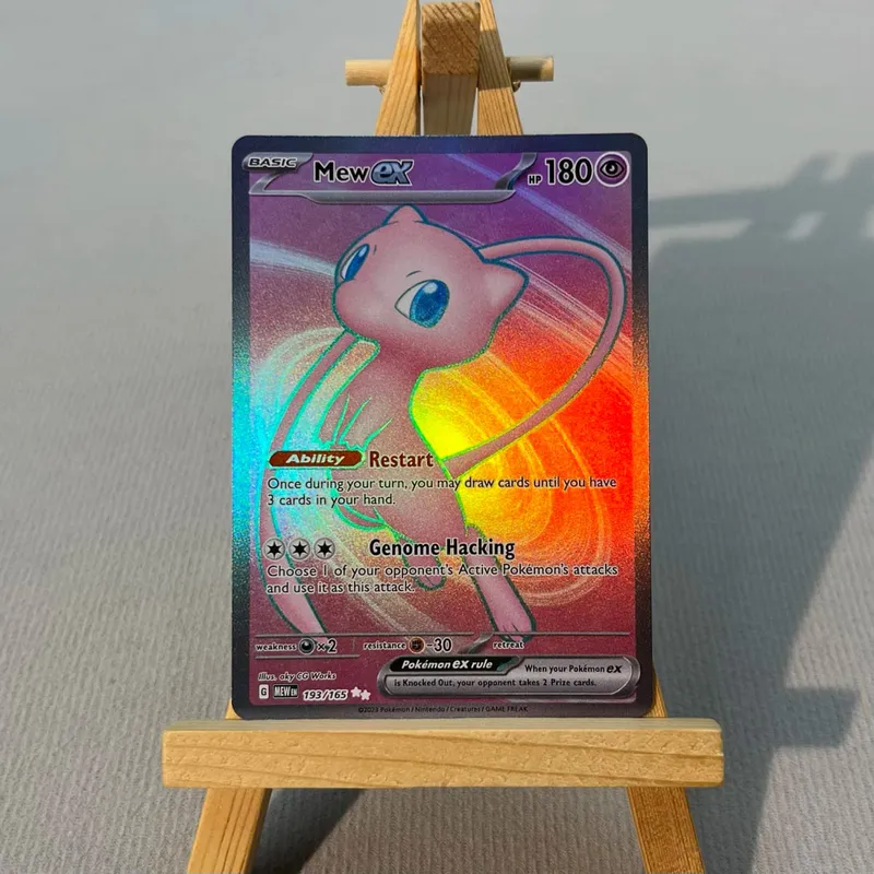 MEW PTCG13-003 Tcg proxy PKM Cards Charizard ex Bulbasaur Charmeleon Rare Collection Battle Toys Gifts for Hobbies home play