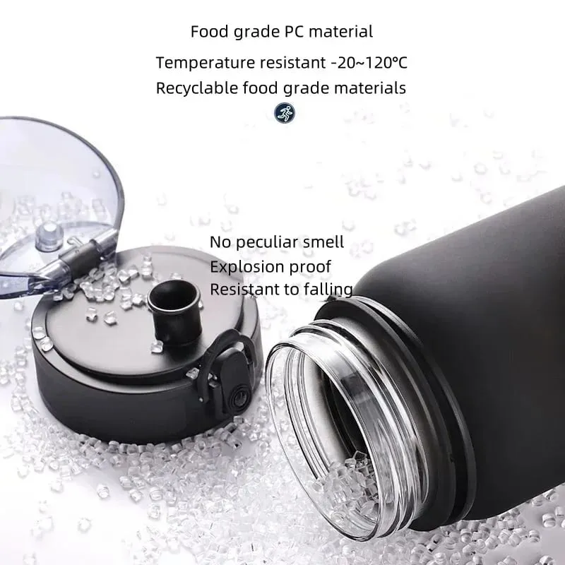 650ml Football Star Water Cup Lamine Yamal Portable Outdoor Large Capacity Sports Fitness Flip Cover Drinking Bottle Fans Gifts