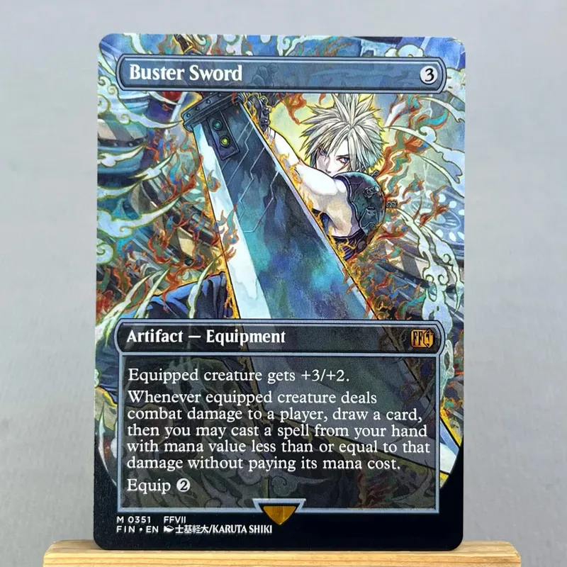 FIN HOLO14-Ⅰ01 Tcg Proxy Cards Vivi Ornitier Sephiroth Fabled SOLDIER Summon Bahamut Cloud Midgar Mercenary
