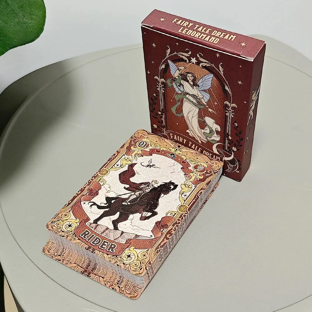 Fairy Tale Dream Lenormand Deck 42 Pcs Rana System Cartoon Lenormand Cards 10*6cm
