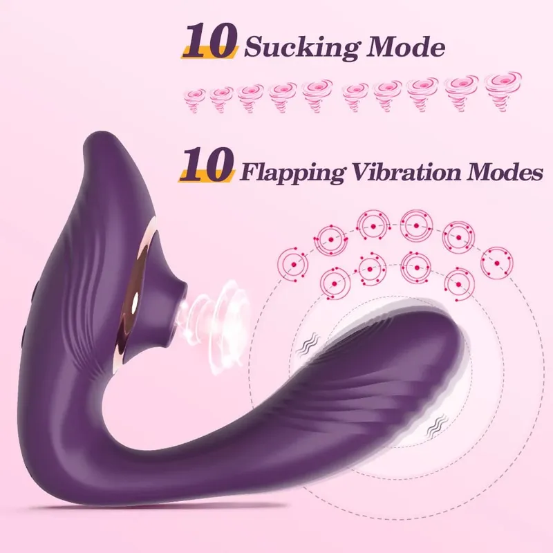 Klitorisk sugende Vibrator G Spot Hurtig Orgasme For Kvinder 20 Modes Klitoris Klitoris Sucker Vakuum Stimulator Sexlegetøj Varer til voksne
