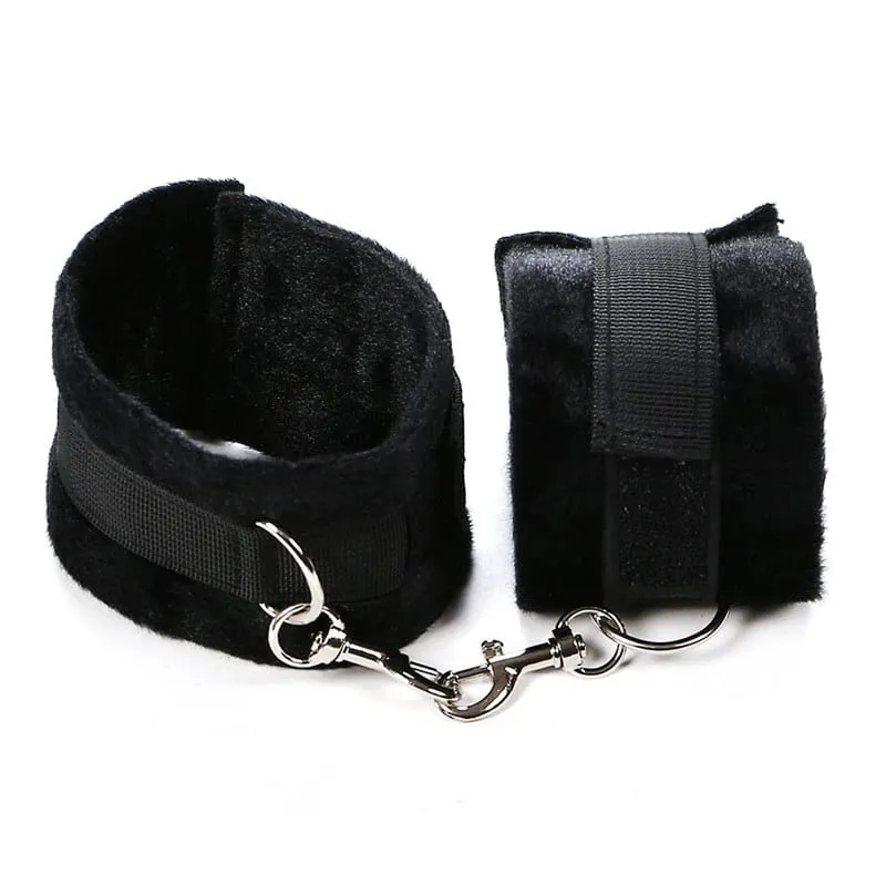 Bdsm Bondage Σετ συγκράτηση Παιχνιδιού Χειροπέδες λαιμό Γιακά Καρπού Φίμωμα λουράκι Φετίχ SM Παιχνίδι σεξ για Γυναίκα Χωρίς Δονητή