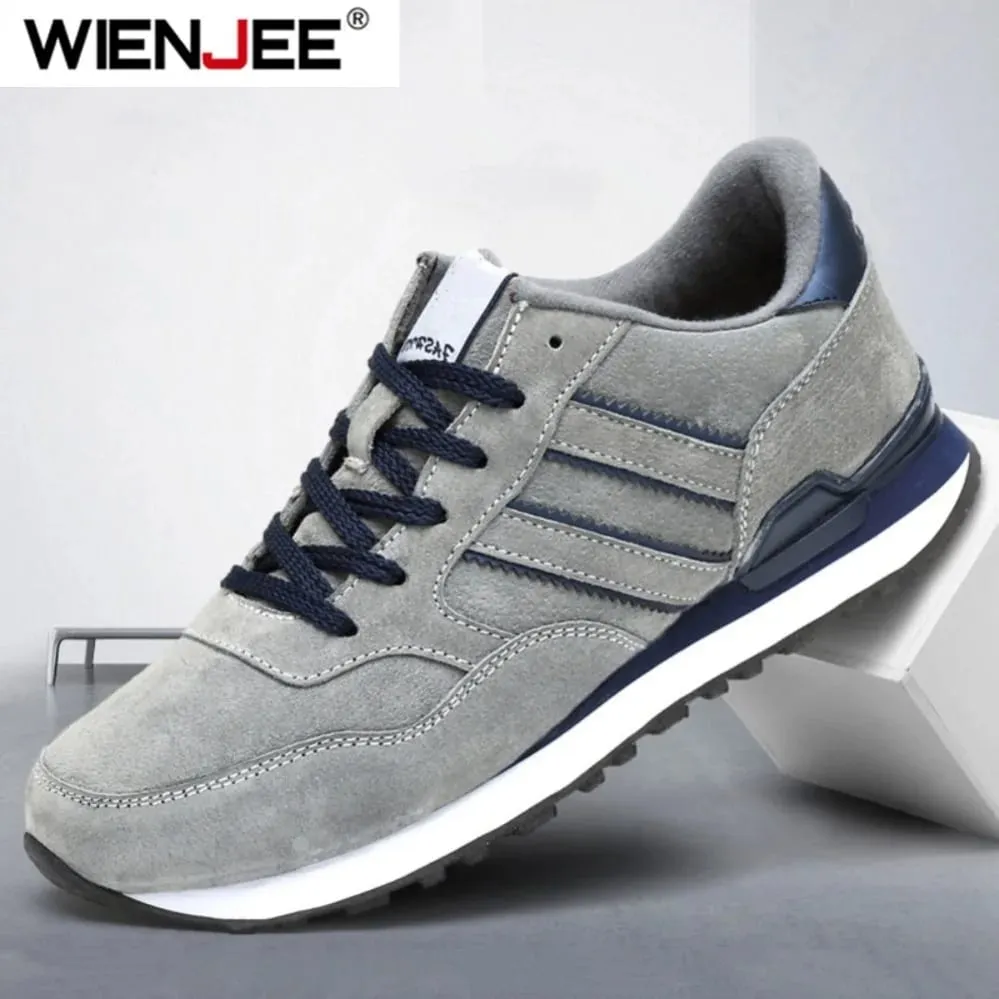 New Artificial Leather Men Causal Shoes Male Spring Men Casual Light Shoes Sneakers Lac-up Flats Breathable Outdoors Shoes