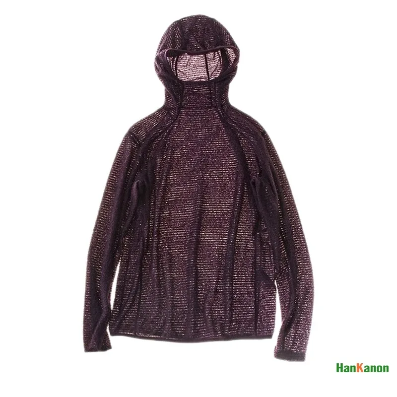 Thermolite® Lightweight Hooded T-Shirt Men's Long Sleeve Thermal Hoodie for Hiking Camping & Cycling Anti-Static & Anti-Pilling — image 11