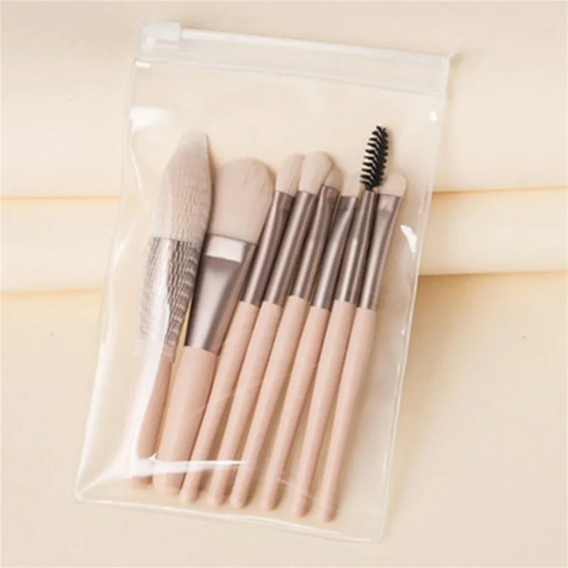 8Pcs Soft Fluffy Makeup Brushes Set for Cosmetics Foundation Blush Powder Eyeshadow Kabuki Blending Makeup Brush Beauty Tool
