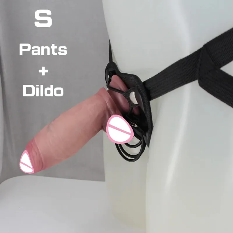 Wearable Strapon Dildo Huge Realistic Dildos Silicone Thick Penis Female Masturbation Adult Sex Toys for Women Lesbian Gay