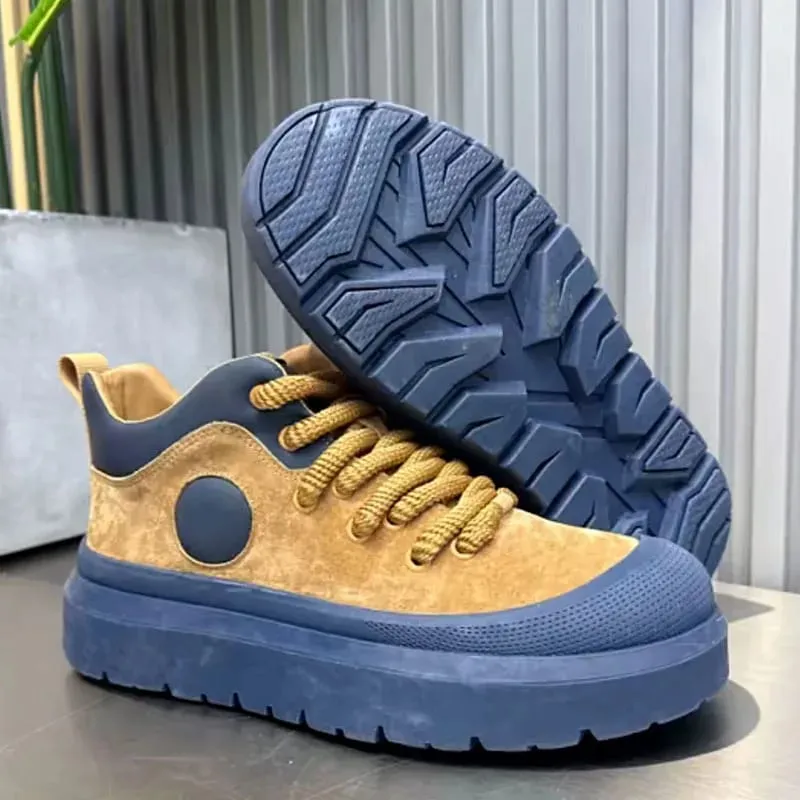Autumn Men Casual Sneakers Platform High Top Skateboard Vulcanized Shoes Tennis Sports Shoes Lace Up High Quality Outdoor Boots